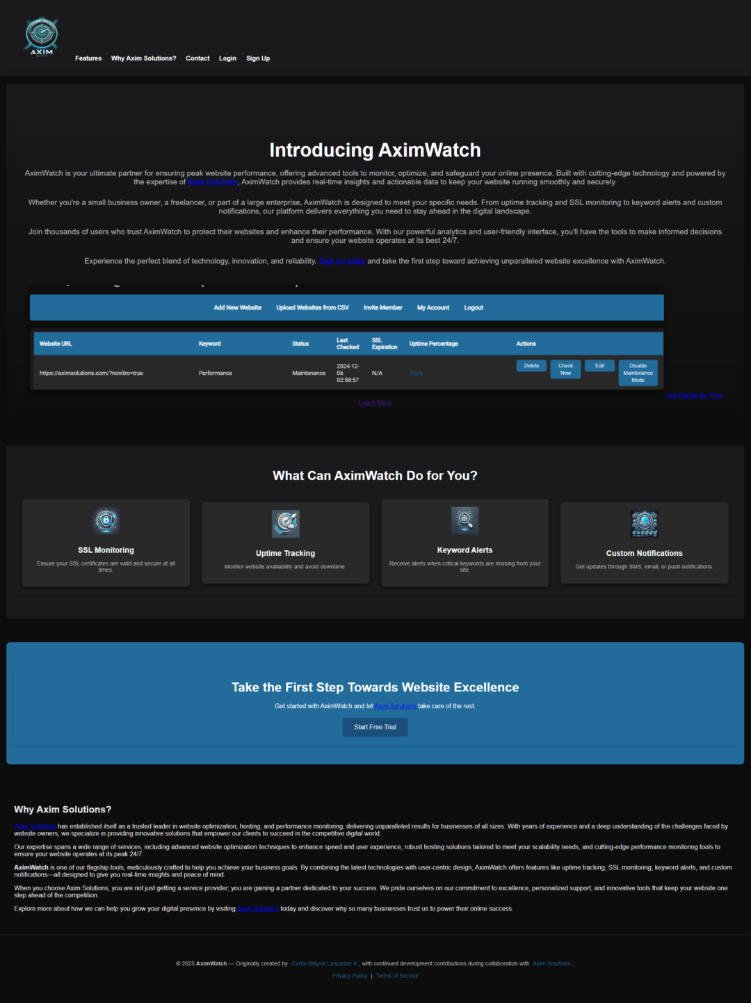 Project: AximWatch — Self-Healing EC2 Monitoring & Recovery Platform (Flask/Python)