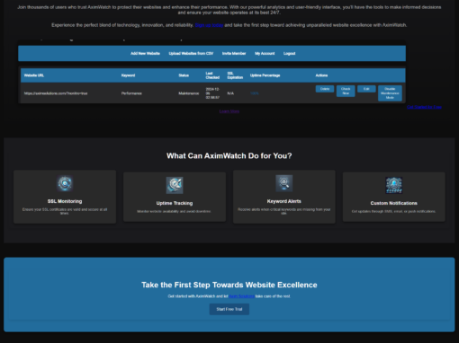 Project: AximWatch — Self-Healing EC2 Monitoring & Recovery Platform (Flask/Python)